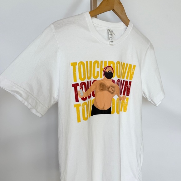 Jason Kelce KC Touchdown Graphic T-Shirt Unisex Medium Multicolor Football NFL - Picture 7 of 11